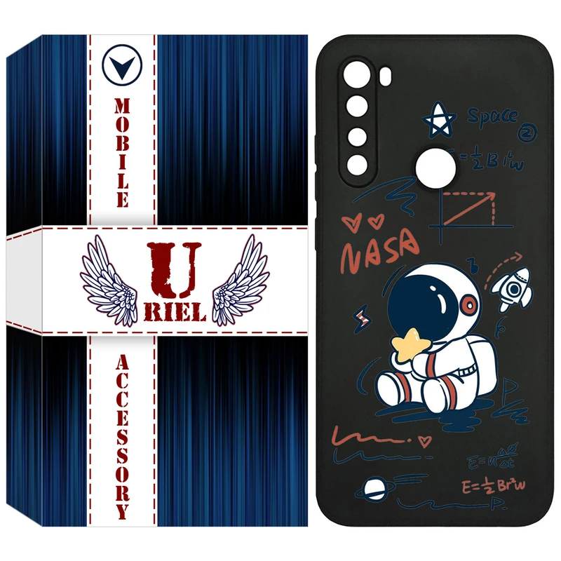 کاور یوریل مدل KSH کد 1 طرح فضانورد مناسب برای گوشی موبایل شیائومی Redmi Note 8