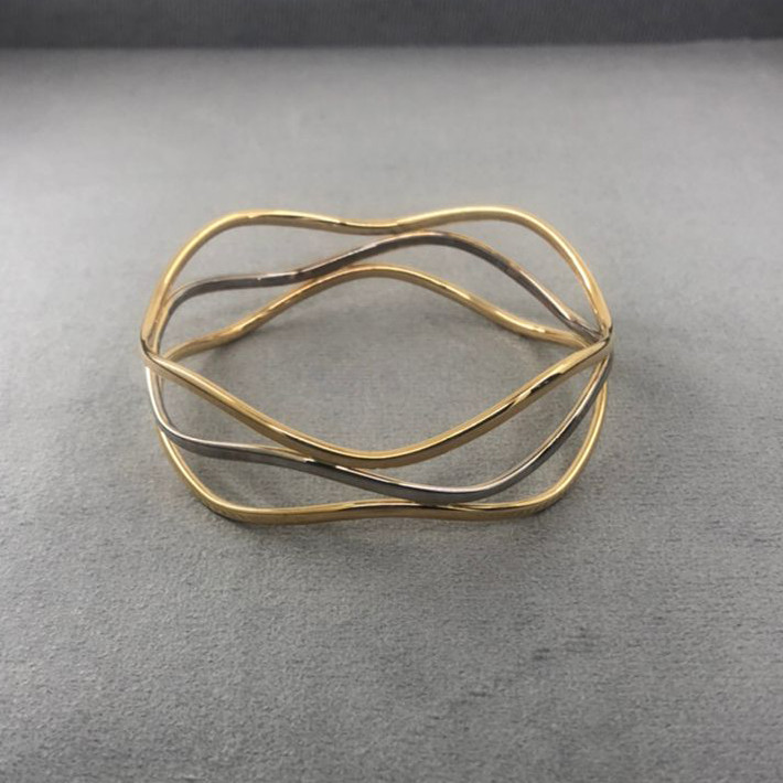 النگو طلا 18 عیار زنانه دوست خوب مدل dk142 النگو طلا 18 عیار زنانه دوست خوب مدل dk142