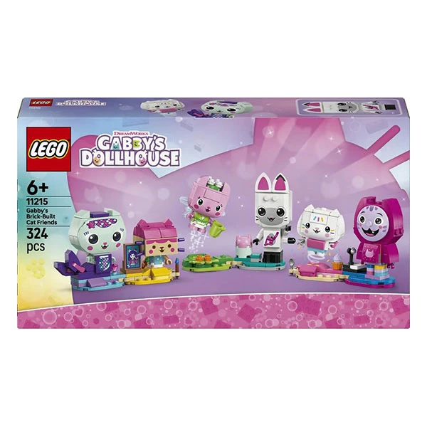 لگو 324 قطعه سری گبیز دال هاوس مدل Gabby’s Brick-Built Cat Friends کد 11215