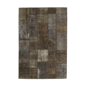  کلاژ فرش دستبافت چهار متری مدل تکه دوزی کد 540993