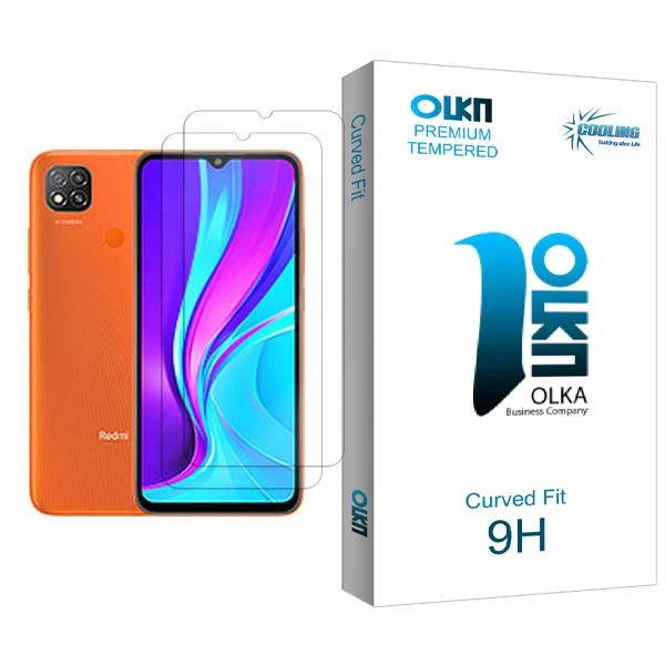 محافظ صفحه نمایش کولینگ مدل Olka Glass MIX002 مناسب برای گوشی موبایل شیائومی Redmi 9 (India) بسته دو عددی