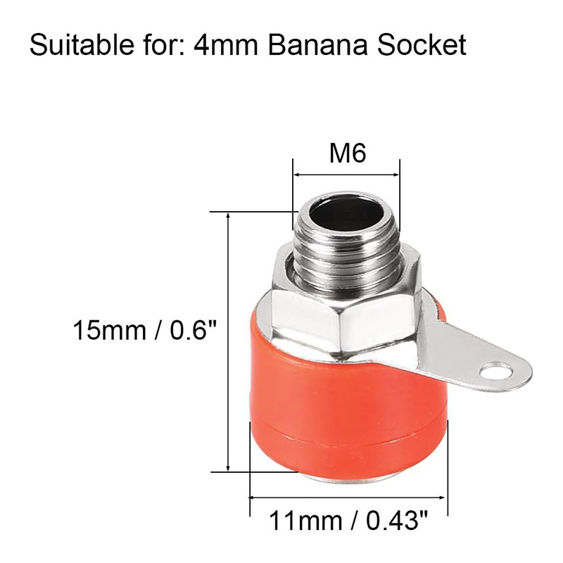 فیش مادگی منبع تغذیه مدل 4mm بسته 2 عددی فیش مادگی منبع تغذیه مدل 4mm بسته 2 عددی