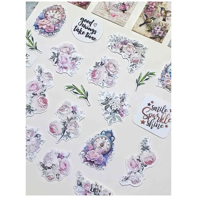 کارت پستال مدل Good things take time بولت ژورنال و اسکرپ بوک