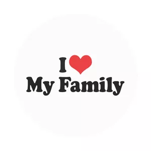 برچسب لپ تاپ پویا مارکت طرح عاشق خانواده کد 967