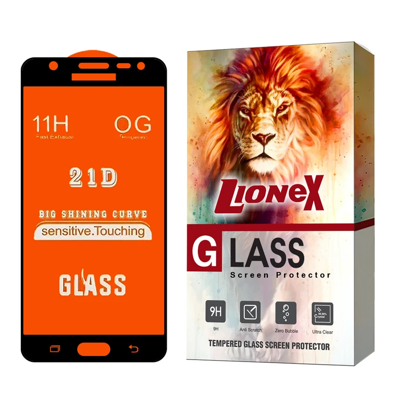 محافظ صفحه نمایش لایونکس مدل FULLLI مناسب برای گوشی موبایل سامسونگ Galaxy J5 Prime / J3 Pro