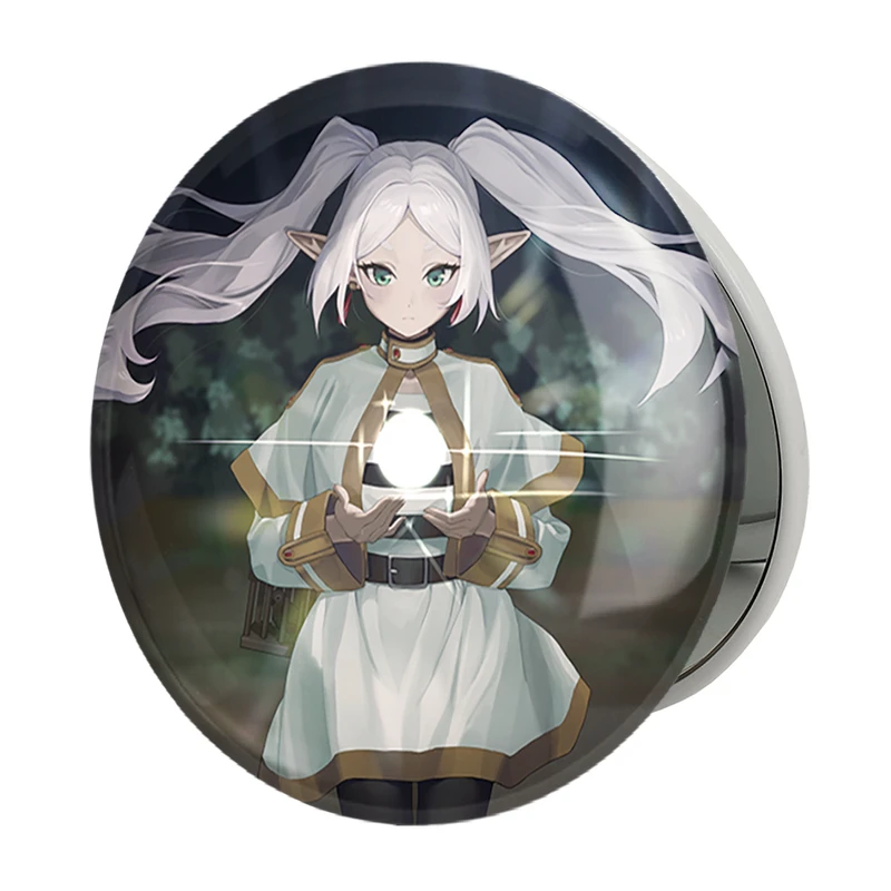 آینه جیبی خندالو طرح انیمه فریرن (Frieren) مدل تاشو کد 33918