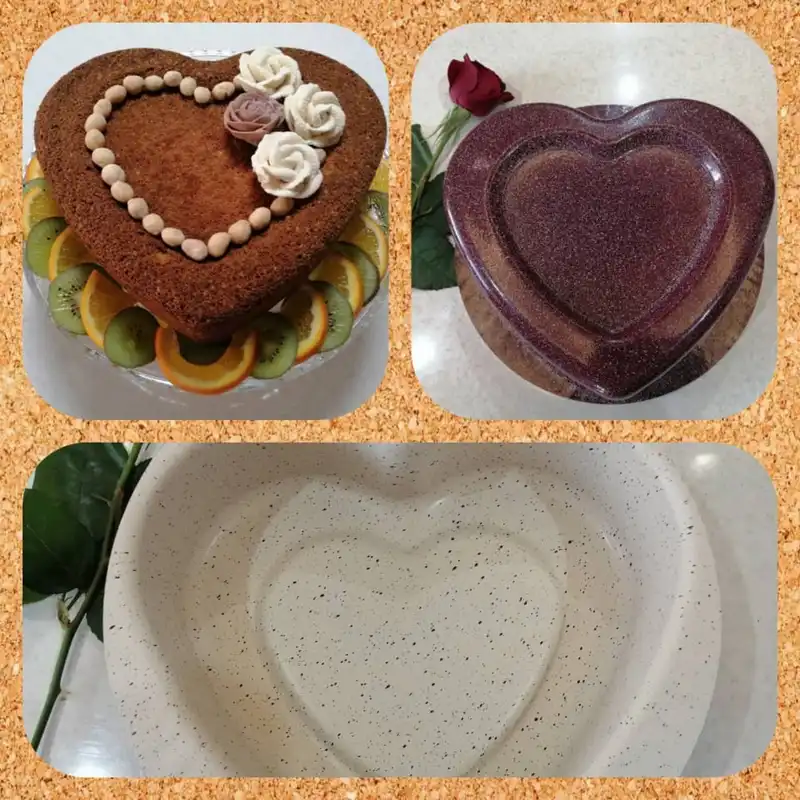 قالب کیک مدل قلب