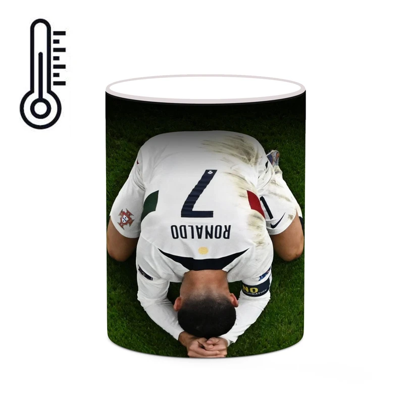 ماگ حرارتی کاکتی طرح Ronaldo رونالدو مدل mgh43170