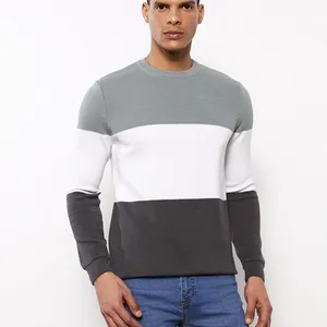 پلیور یقه گرد مردانه ال سی وایکیکی مدل ول سافت ضد تعریق