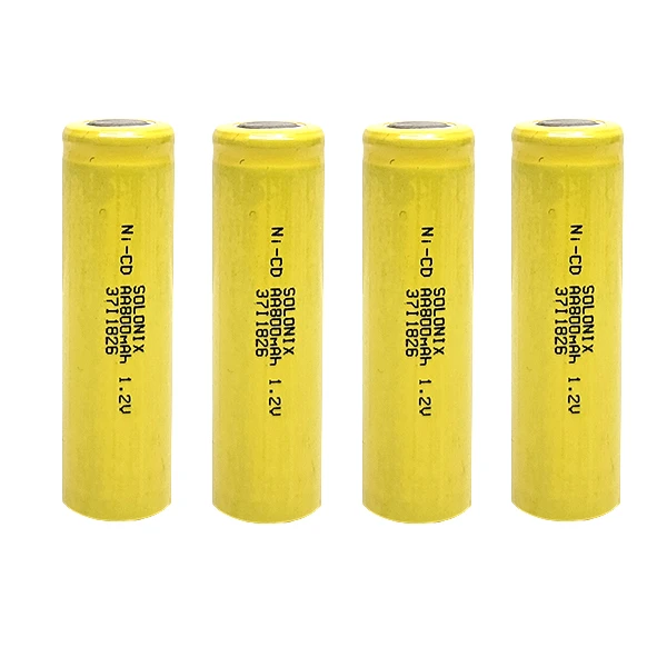 باتری قلمی قابل شارژ سولونیکس مدل Ni-Cd مجموعه 4عددی