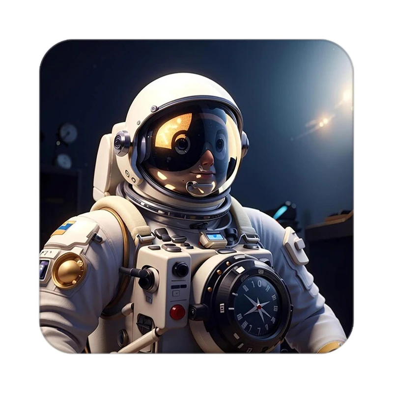 زیر لیوانی کاکتی طرح فضانورد مدل mp45926