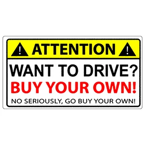 برچسب خودرو  مدل warning کد 107