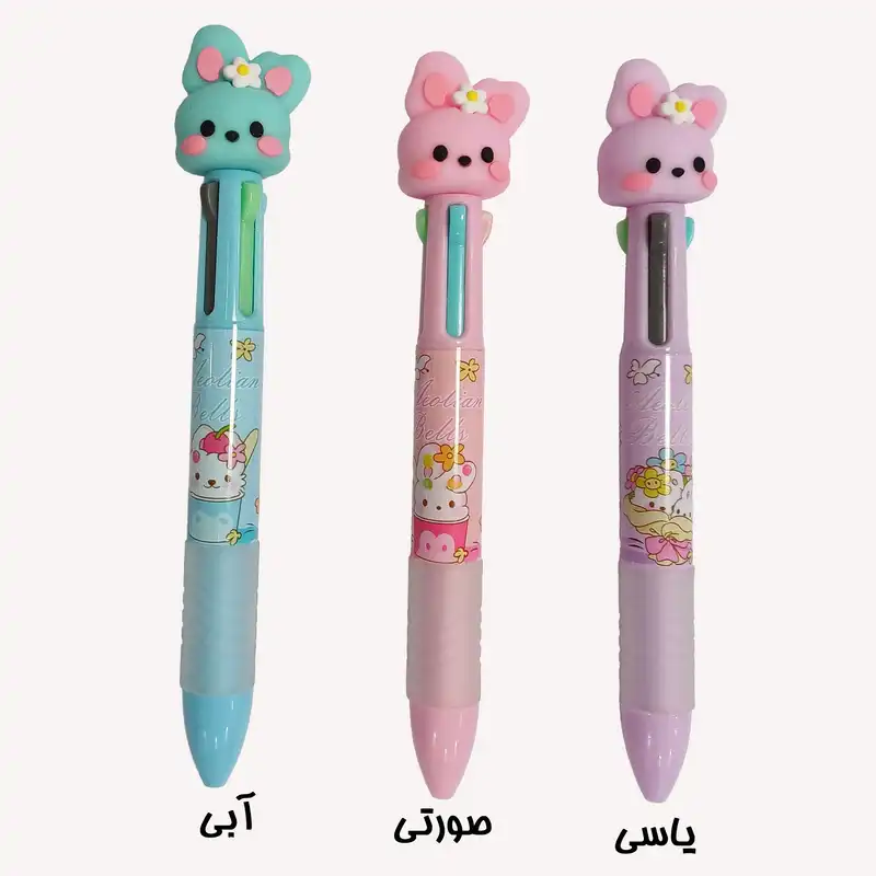 خودکار ویبو مدل فانتزی 4 رنگ کد WB-55565