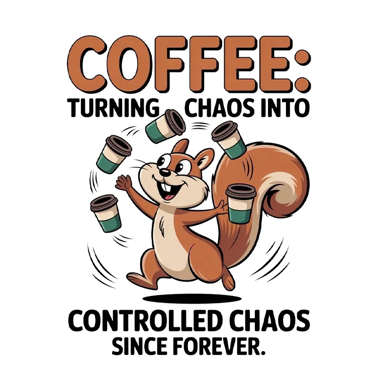 استیکر پارچه و لباس پاد آفرین مدل کارتونی کیوت سنجاب بامزه کد S2932