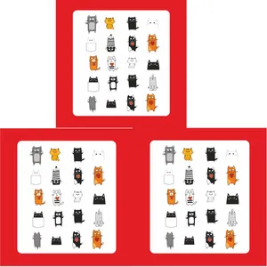 استیکر طراحی ناخن مدل 13 مجموعه 3 عددی