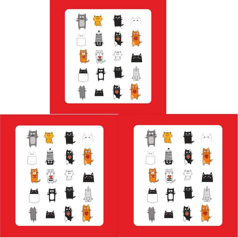 استیکر طراحی ناخن مدل 13 مجموعه 3 عددی