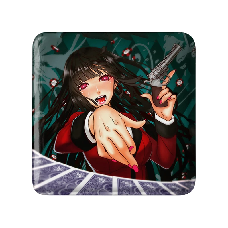 مگنت خندالو طرح یومکو انیمه قمارباز مدل مربعی کد 33688