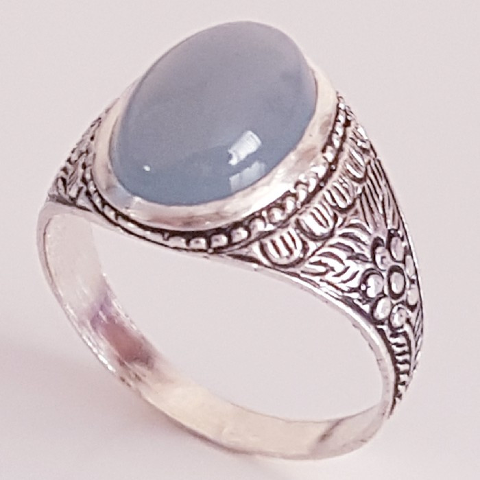 انگشتر نقره مردانه مدل عقیق کد P7800