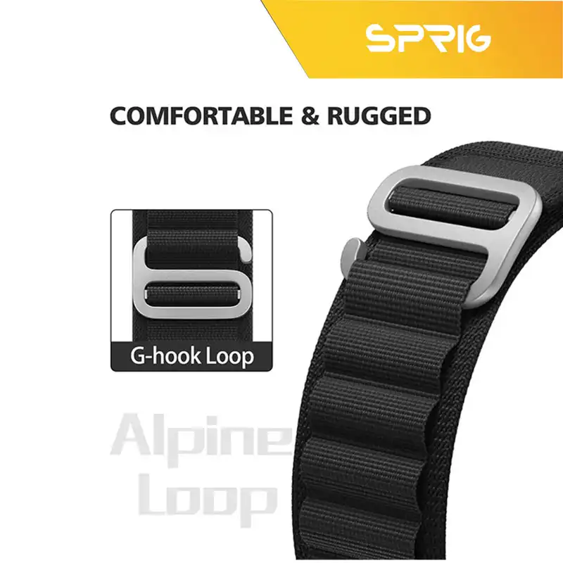 بند اسپریگ مدل Loop Alpine مناسب برای اپل واچ Series 5 Aluminum 44mm