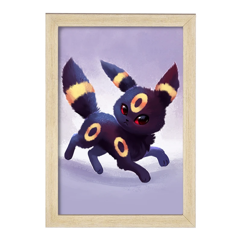 تابلو خندالو مدل امبرون انیمه پوکمون  کد 17308