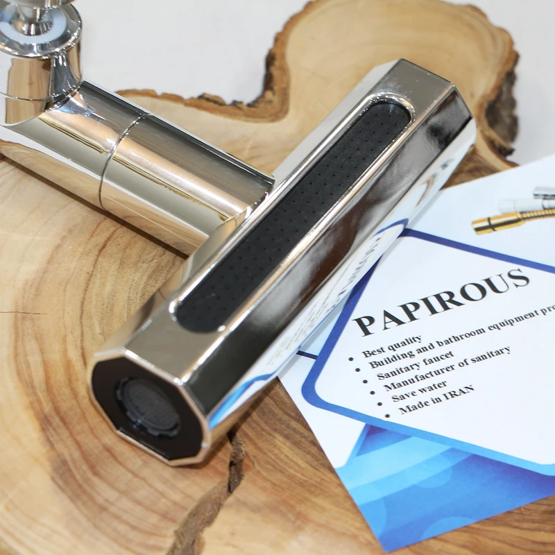 عکس شماره 4 : سری شیرآلات پاپیروس مدل چندحالته آبشاری lux