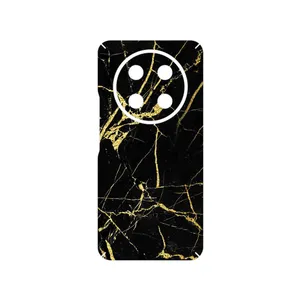 MAHOOT Graphite_Gold_Marble Cover Sticker for Honor X9c