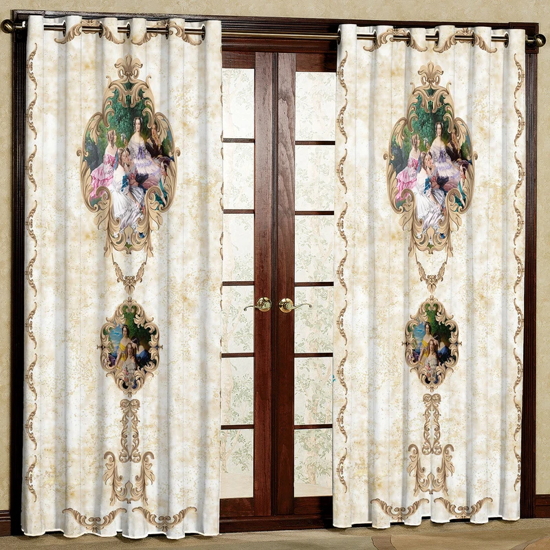 پرده مدل رنسانس مخمل پانچی کد 1367 سایز 200x140 سانتی متر