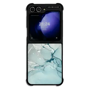 AKAM AMC-WSGZFLIP5-MARBLE-23 Cover For Samsung Galaxy Z Flip 5