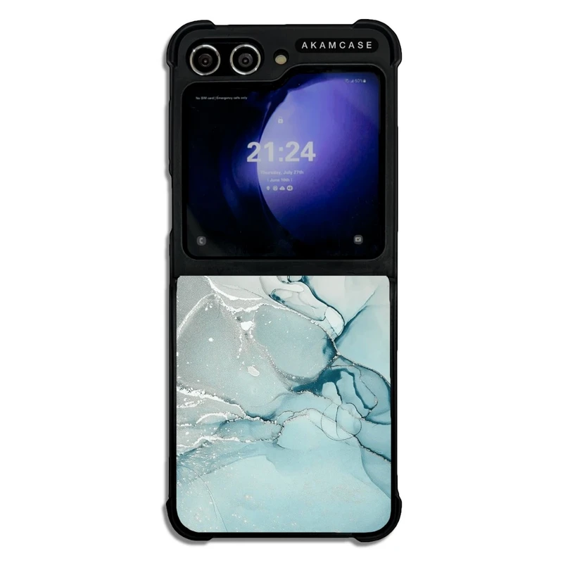 کاور آکام مدل AMC-WSGZFLIP5-MARBLE-23 مناسب برای گوشی موبایل سامسونگ Galaxy Z Flip 5