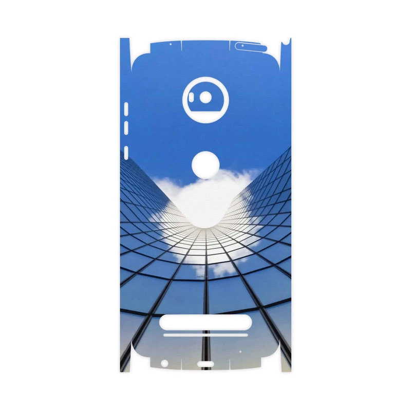 برچسب پوششی ماهوت مدل Glass skyscraper-FullSkin مناسب برای گوشی موبایل موتورولا Moto Z2 Play