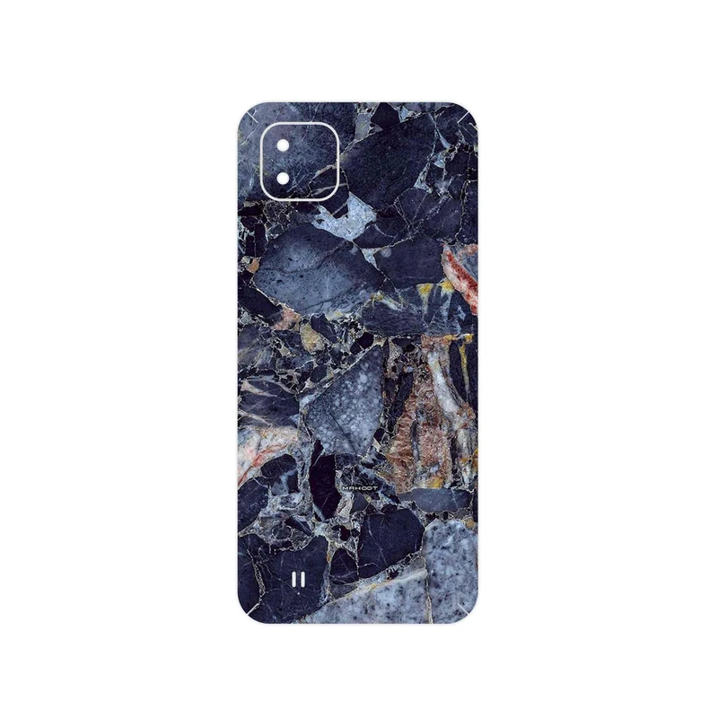برچسب پوششی ماهوت مدل Broken black marble مناسب برای گوشی موبایل ریلمی C11 2021
