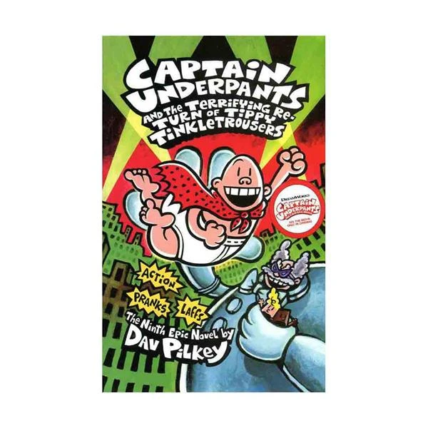 کتاب Captain Underpants 9 اثر Dav Pilkey انتشارات Scholastic