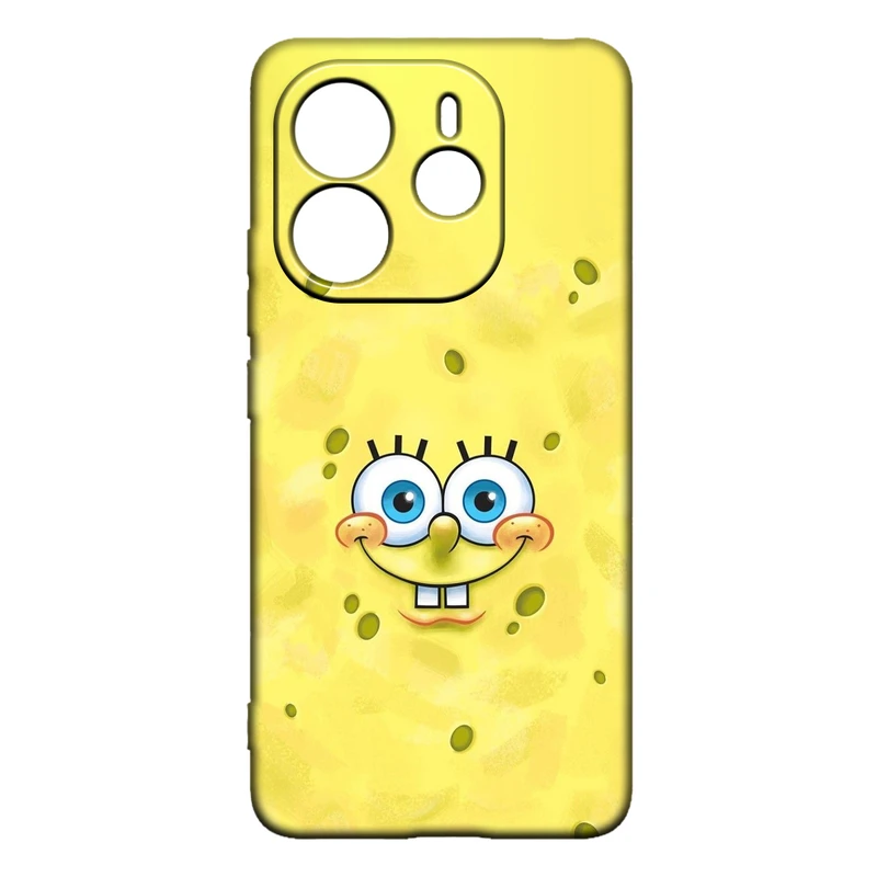 کاور طرح باب اسفنجی کد 482 مناسب برای گوشی موبایل شیائومی Redmi Note 14 4G