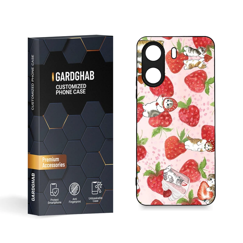 کاور گارد قاب مدل دورژله ای فانتزی مناسب برای گوشی موبایل شیائومی  Poco C65 / Redmi 13c