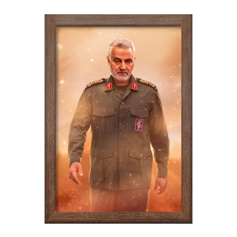 تابلو خندالو طرح سردار قاسم سلیمانی  کد 2616