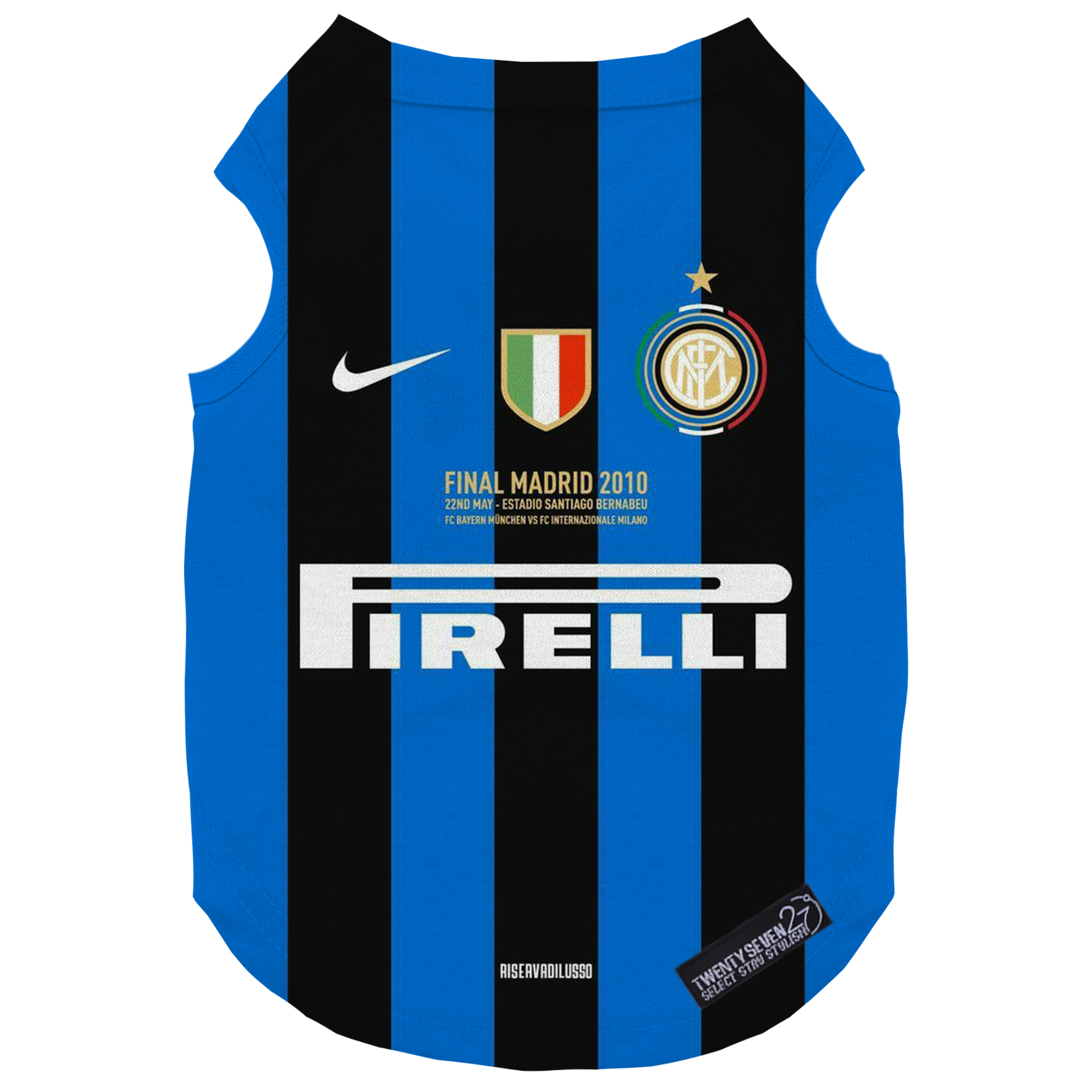 لباس سگ و گربه 27 طرح Inter Milan کد MH1372 سایز M