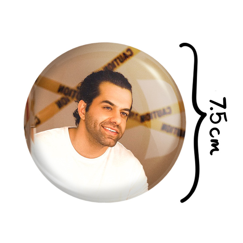 آینه جیبی خندالو طرح رضا بهرام مدل تاشو کد 4005