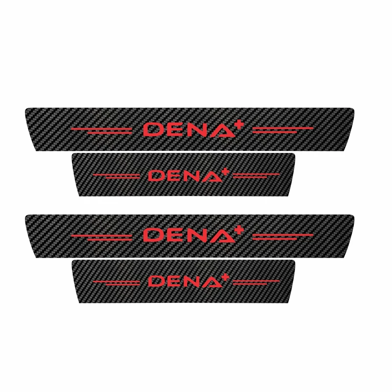 برچسب پارکابی خودرو سولگی مدل کربن کد J023 مناسب برای دنا پلاس بسته 4 عددی