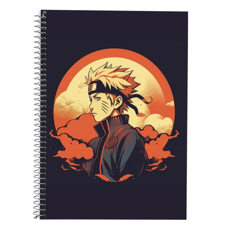 دفتر زبان 50 برگ مدوپد مدل سه خط طرح نارتو narto کد DF10629