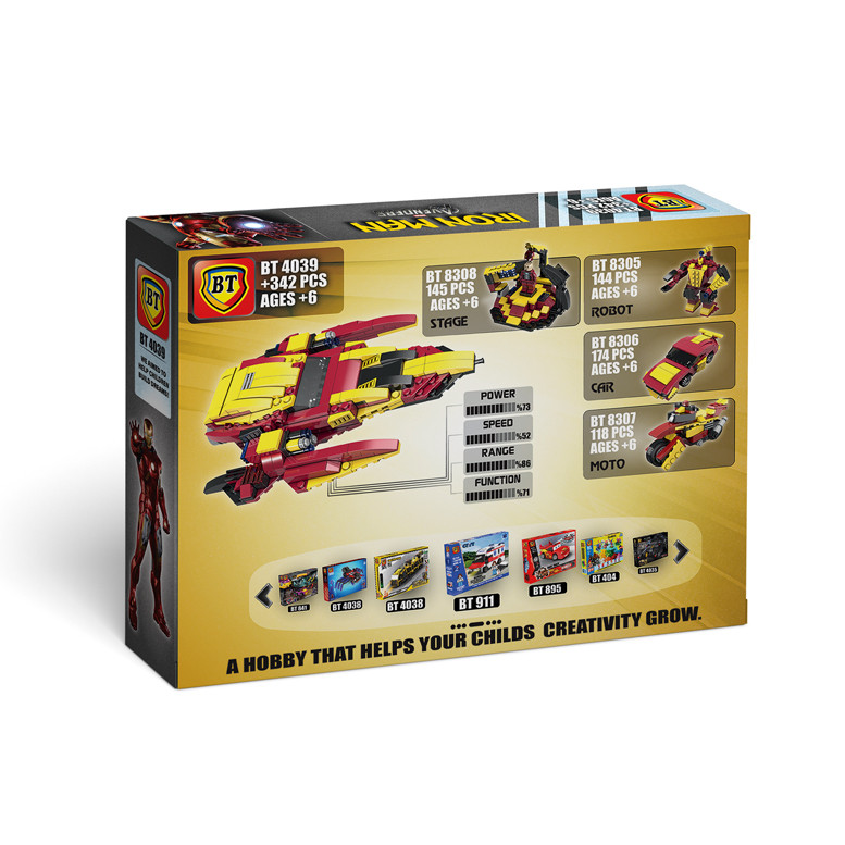 ساختنی مدل سفینه آیرون من کد ۴۰۳۹