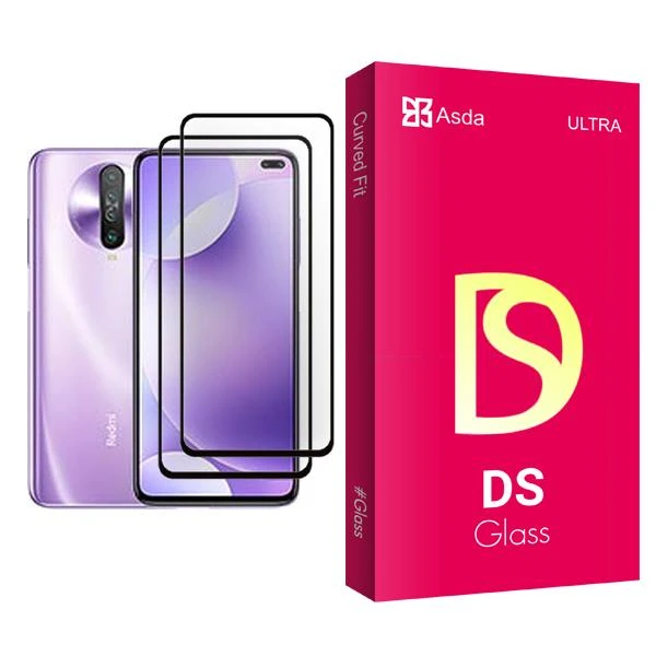محافظ صفحه نمایش آسدا مدل DS Glass MIX002 مناسب برای گوشی موبایل شیائومی Redmi K30 بسته دو عددی
