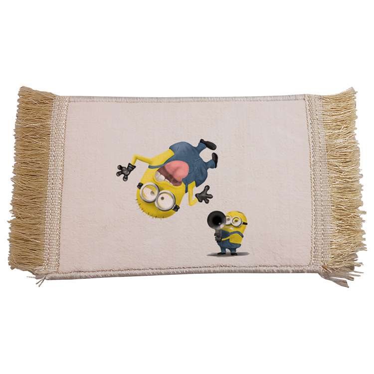 فرش ماشینی دیوارکوب مدل مینیون کد 69