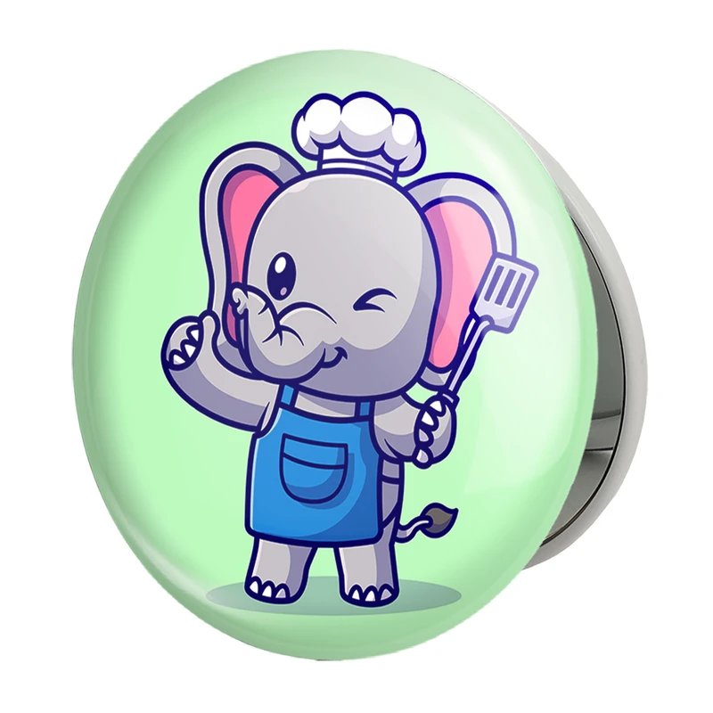 آینه جیبی خندالو طرح فیل کوچولو مدل تاشو کد 29486