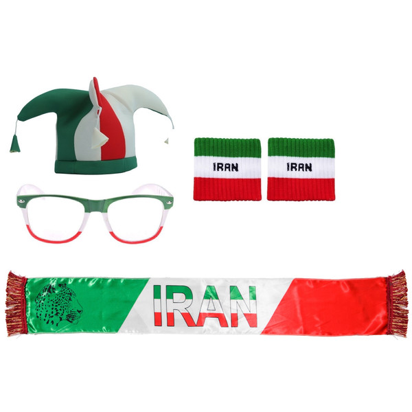 ست هواداری مدل تیم ملی ایران کد shine+gls بسته 5 عددی