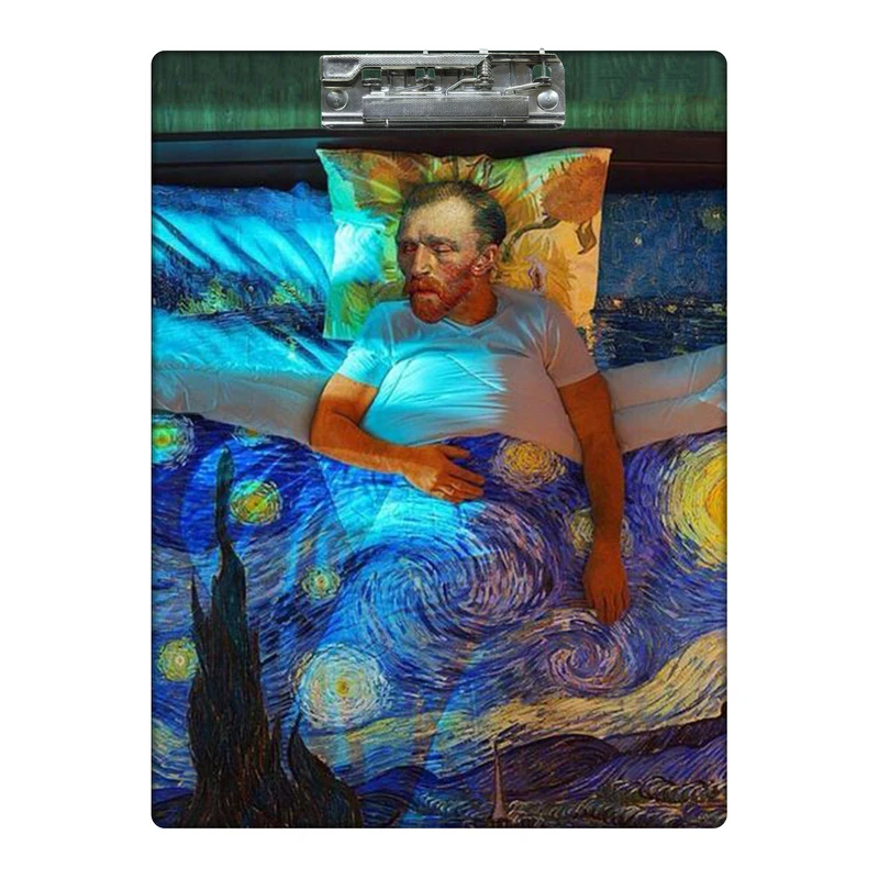 تخته شاسی طرح ونگوگ در شب پر ستاره کد  7222221 سایز A4