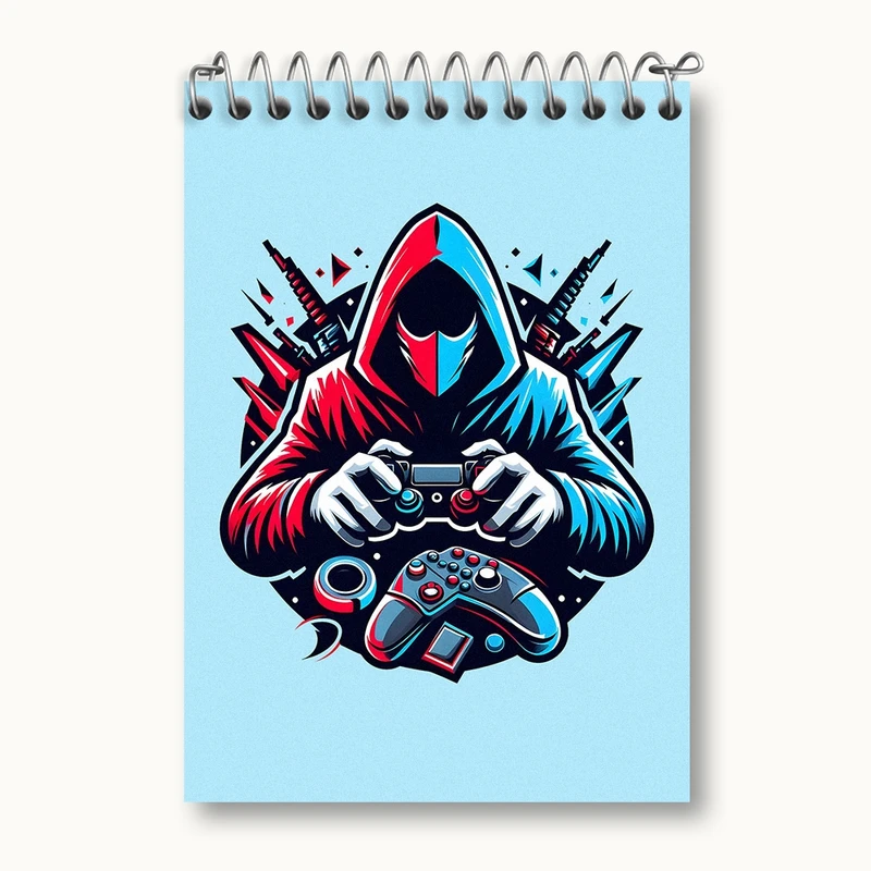 دفتر یادداشت 50 برگ خندالو مدل گیمر کد F2880