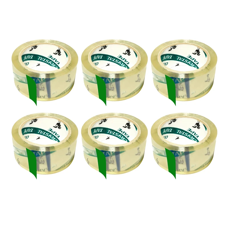 چسب پهن کریستال مدل 90Y عرض 5 سانتی متر بسته 6 عددی