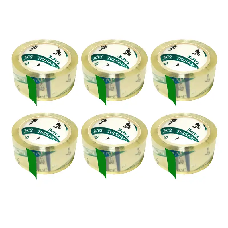 چسب پهن کریستال مدل 90Y عرض 5 سانتی متر بسته 6 عددی