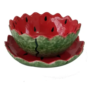 کاسه و پیش دستی مدل هندوانه یلدا 