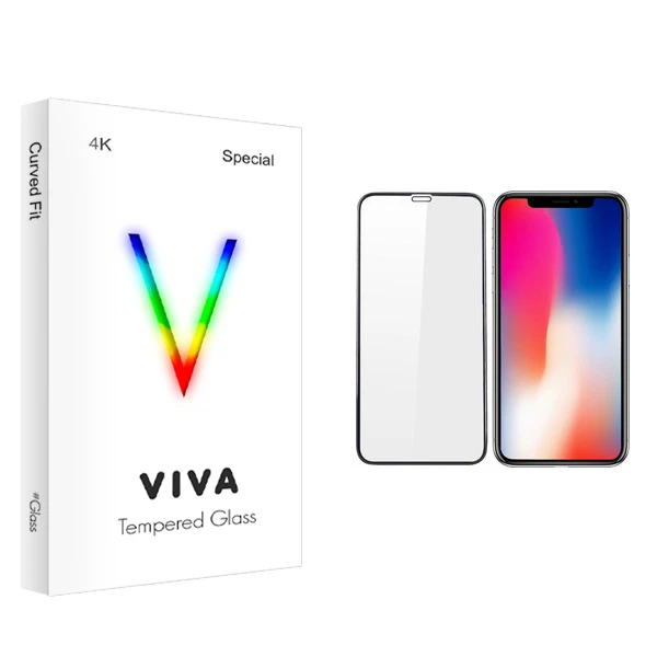 محافظ صفحه نمایش ویوا مدل 4K مناسب برای گوشی موبایل اپل iPhone X/XS